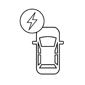 Electric Vehicle (EV) icon for Hampden Auto Body