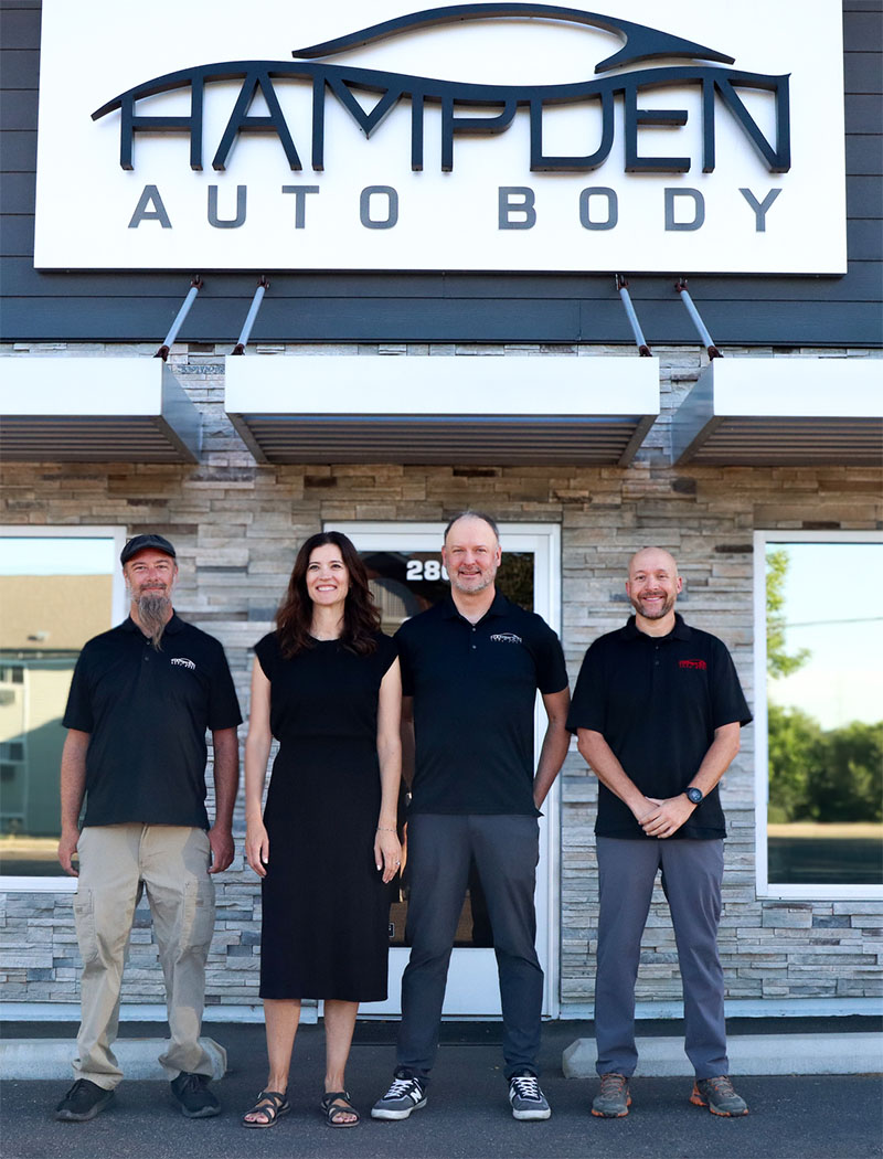 Hampden Auto Body Family photo of Emy and Mike Ross